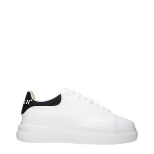 Philipp Plein Leather Low Top Sneakers Men White